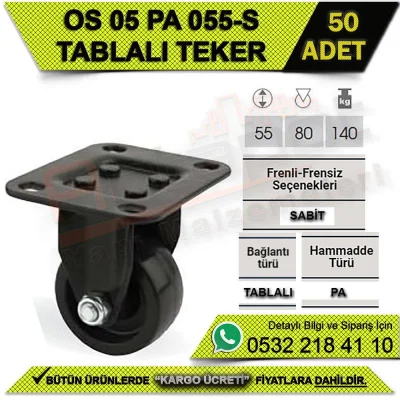 OS 05 PA 055-S TABLALI TEKER (50 ADET)