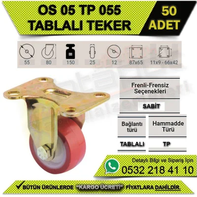 OS 05 TP 055 TABLALI TEKER (50 ADET)