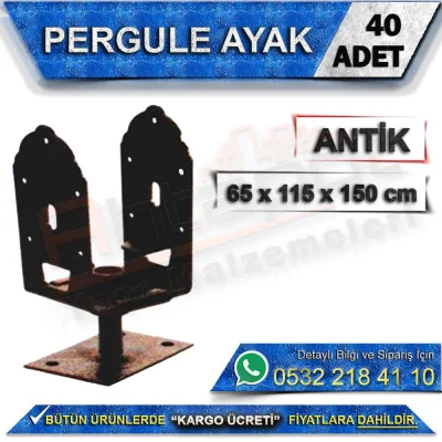 Pergule Ayak Antik (40 Adet)