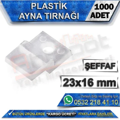 Plastic Mirror Clip (1000 Pieces)