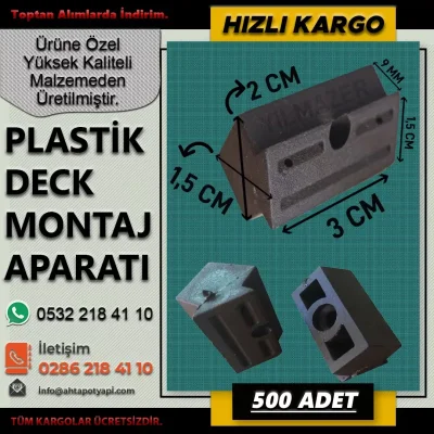 Plastik Deck Klips (500 Adet)