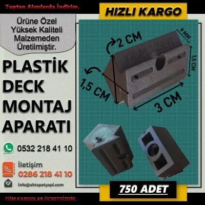 Plastik Deck Klips (750 Adet)