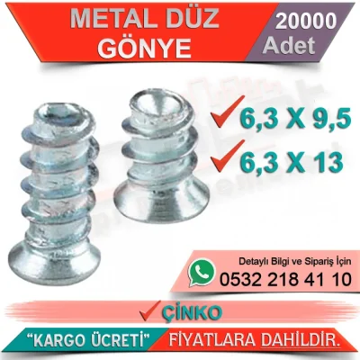 Rail Screw 6.3x9.5 Zinc (20000 Pieces)