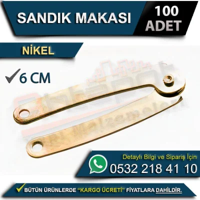 Chest Scissors Nickel (100 Pieces)