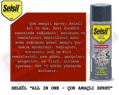 Selsil Çok Amaçlı Sprey 200 ML (36 Adet)