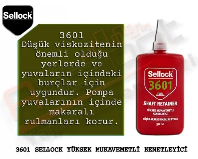 Selsil Sellock 3601 Yüksek Mukavemetli Kenetleyici 50 ML (12 Adet)