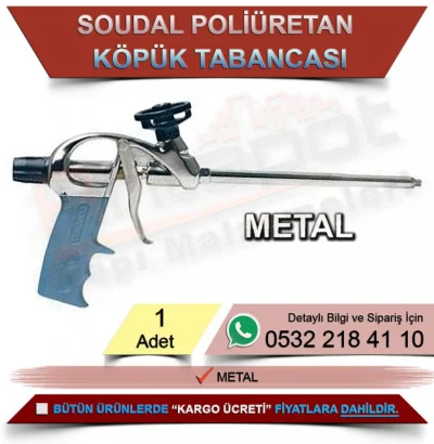 Soudal Pu Köpük Tabancası Metal Mavi (6 Adet)