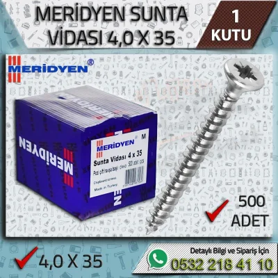 Sunta Vidası 4x35 500 Adet