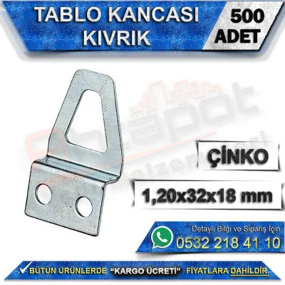 Curved Picture Hook (500 pcs)