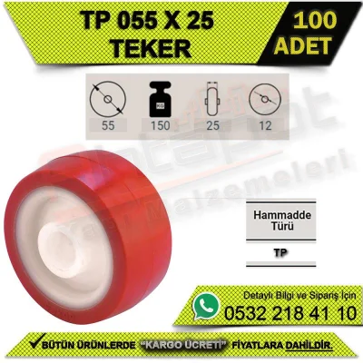 TP 055X25 TEKER (100 ADET)