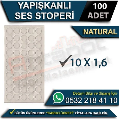 Adhesive Sound Stopper 10x1.6 (100 Pieces)