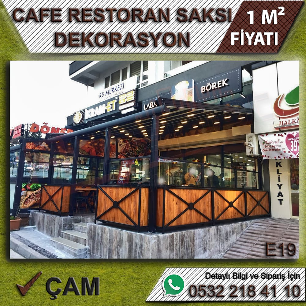 Cafe Dekorasyonu ve Saksı Dekoru İmalat | Montaj | Tadilat